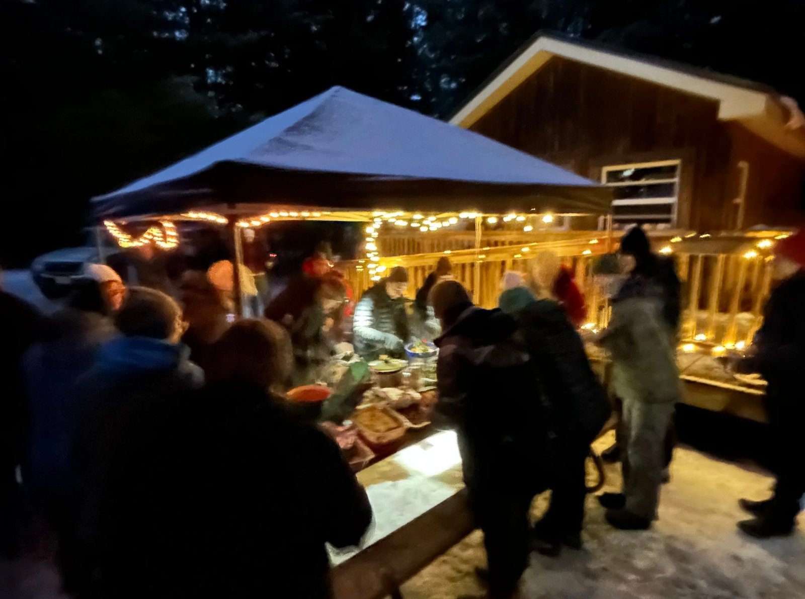 The Epic Freezing Woman Potluck Feast!