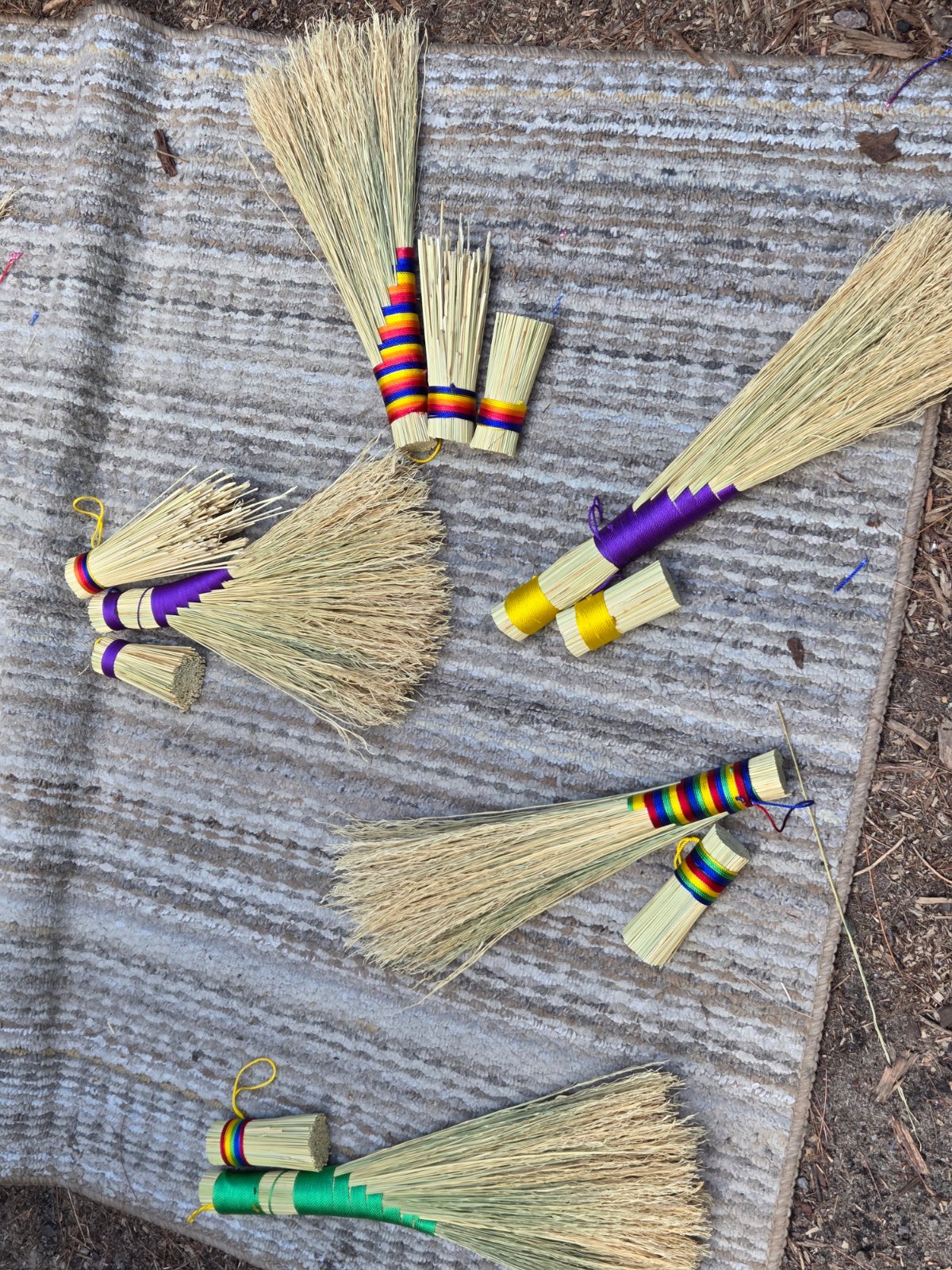 Turkey Tail Hand Brooms